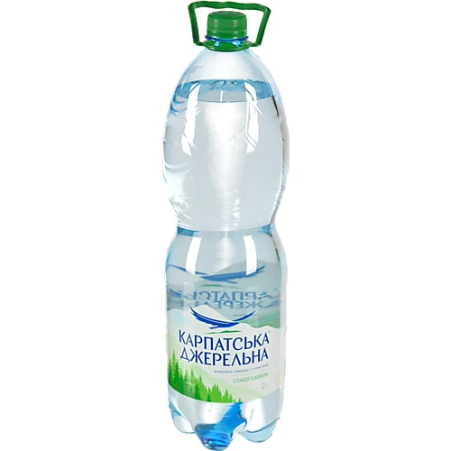 Вода мінеральна слабогазована Карпатська Джерельна п/пл 2л