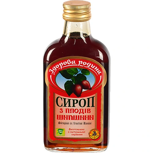 Сироп з плодів шипшини Здорова родина с/пл 0.2л