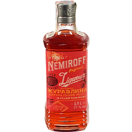 Наст.NEMIROFF Журавлина Штоф Оригінал 0.5л15