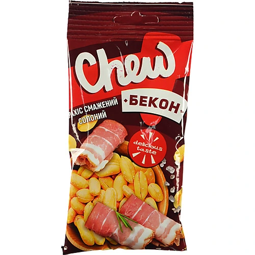 Арахіс Chew 60г бекон смажений солоний