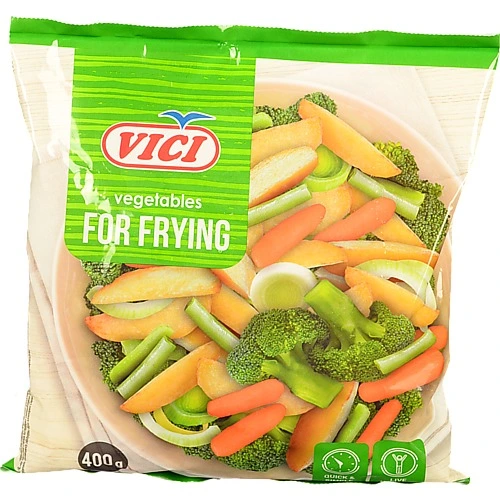 Овочі для смаження швидкозаморожені Vici м/у 400г