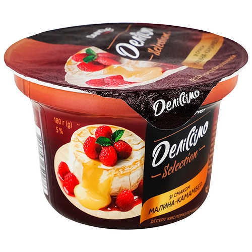 Десерт Деліссімо 180г 5 малина-камамбер