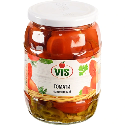 Томаты Vis 670г із зеленню с.б