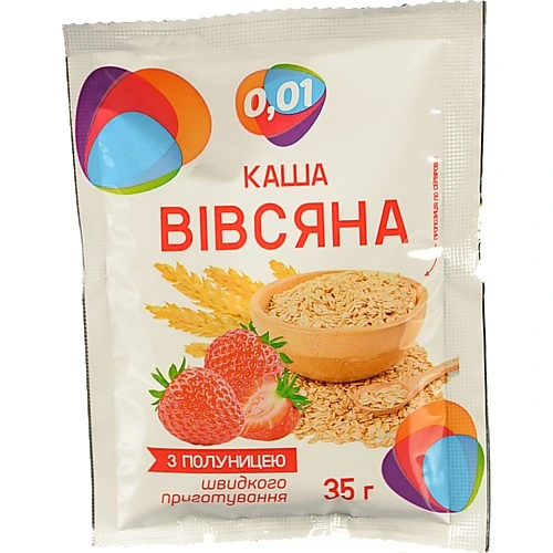 Каша вівсяна 0.01 35г полуниця