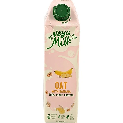 Напій вівсяний з бананом Vega Milk 950мл