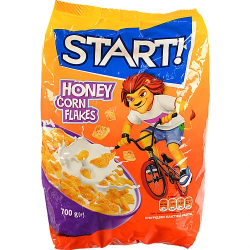 Пластівці кукурудзяні медові Start! 700г