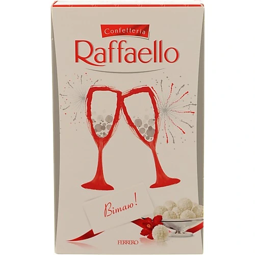 Цукерки у кокосовій стружці з цілим мигдальним горіхом Raffaello к/у 80г