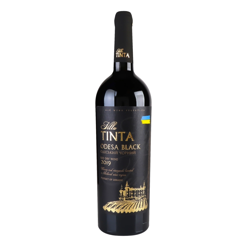 Вино Villa Tinta 0.75л Одеський чорний червоне сухе