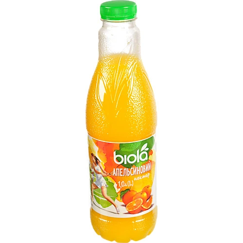 Нектар Апельсин Biola п/пл 1л