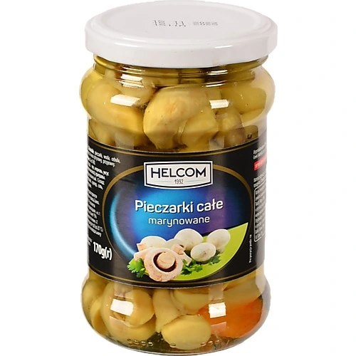 Печериці цілі мариновані Helcom с/б 300г