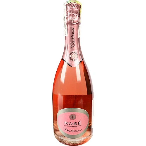Вино ігристе Col Mesian 0.75л 11% рожеве брют Rose
