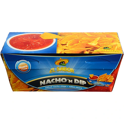 Чіпси EL Sabor 175г начос і соус сальса