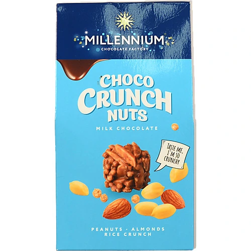 Цукерки Міленіум Choco Crunch 100г