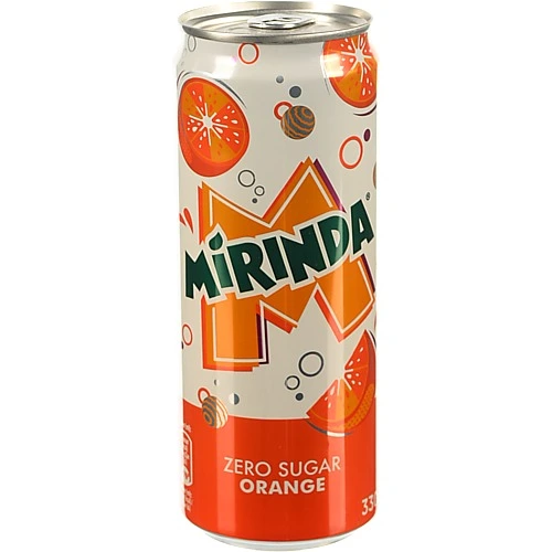 Напій безалкогольний сильногазований на ароматизаторах Orange Mirinda з/б 330мл
