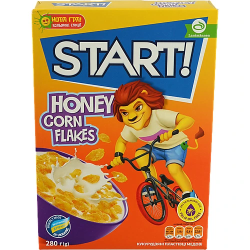 Пластівці кукурудзяні медові Start! 280г