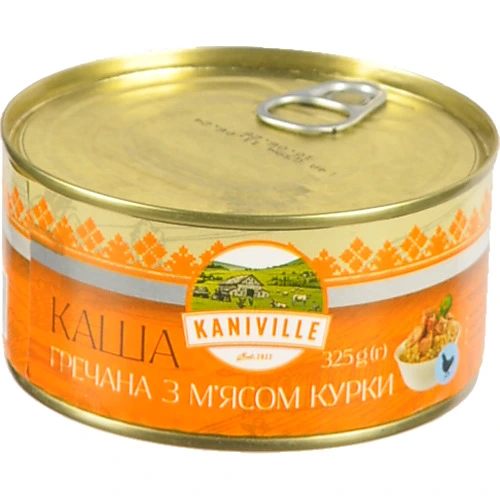 Каша Kaniville 325г гречана з куркою