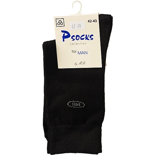 Шкарпетки чол. Psocks лого MB чорні  42-43