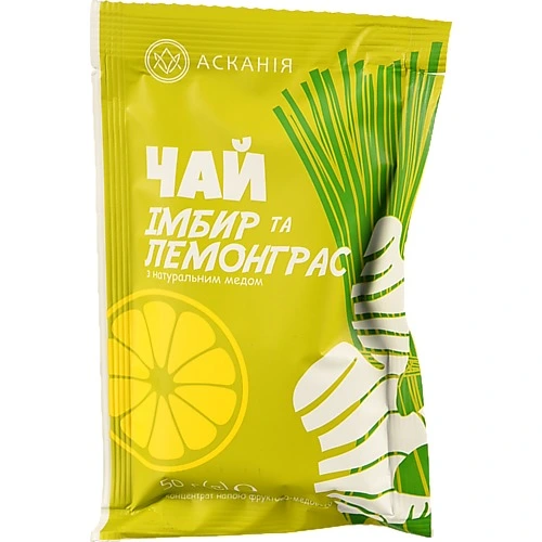 Чай Асканія-Пак 50г Імбир та лемонграсс