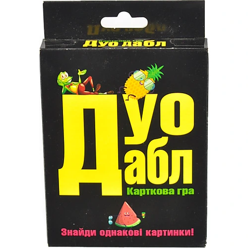 Настільна гра Дуо Дабл. в кор-ці 9.1-11.5-2.2см 30218