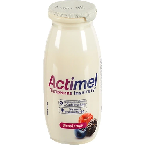 Напій Актімель 100мл 1.4% лісові ягоди