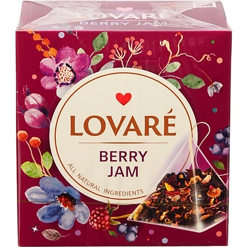 Чай Lovare 15п ягідний джем