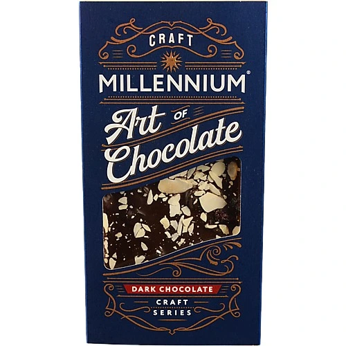 Шоколад чорний з мигдалем та журавлиною Craft Series Millennium к/у 100г