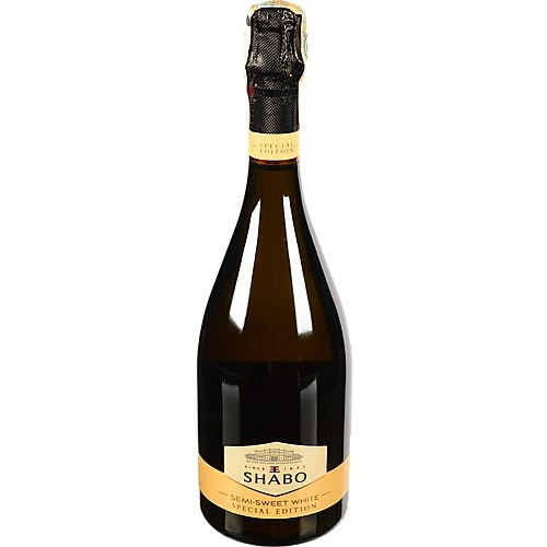 Вино ігристе Шабо Special Edition 0.75 л напівсолодке біле