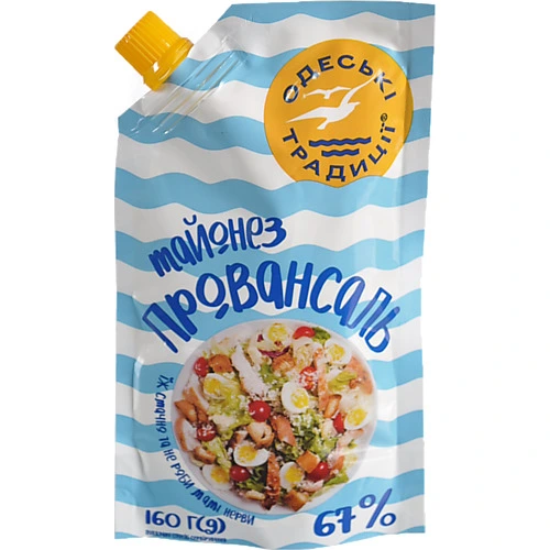 Майонез 67% Провансаль Одеські традиції д/п 160г