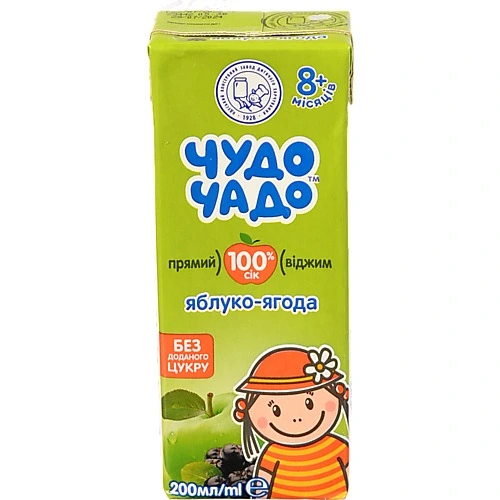 Сік яблуко-ягода Чудо-чадо 200мл