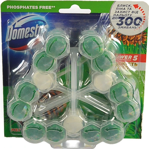 Блок Domestos 3х55г power свіжість хвої