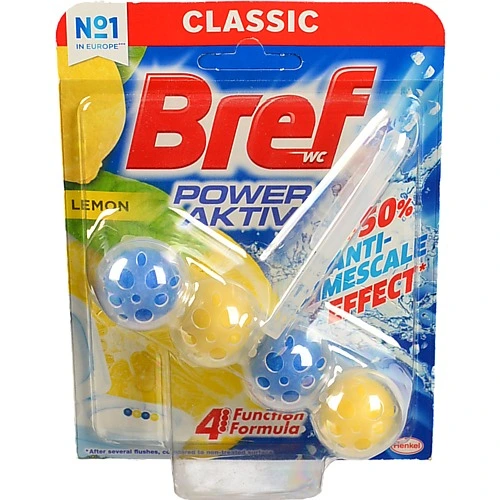 Засіб для чищення унітазу Lemon Power Aktiv Bref 50г