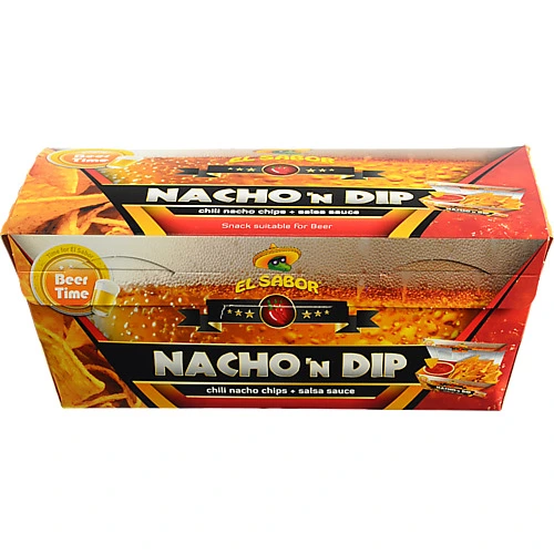 Чіпси EL Sabor 175г beer time начос чілі і соус сальса