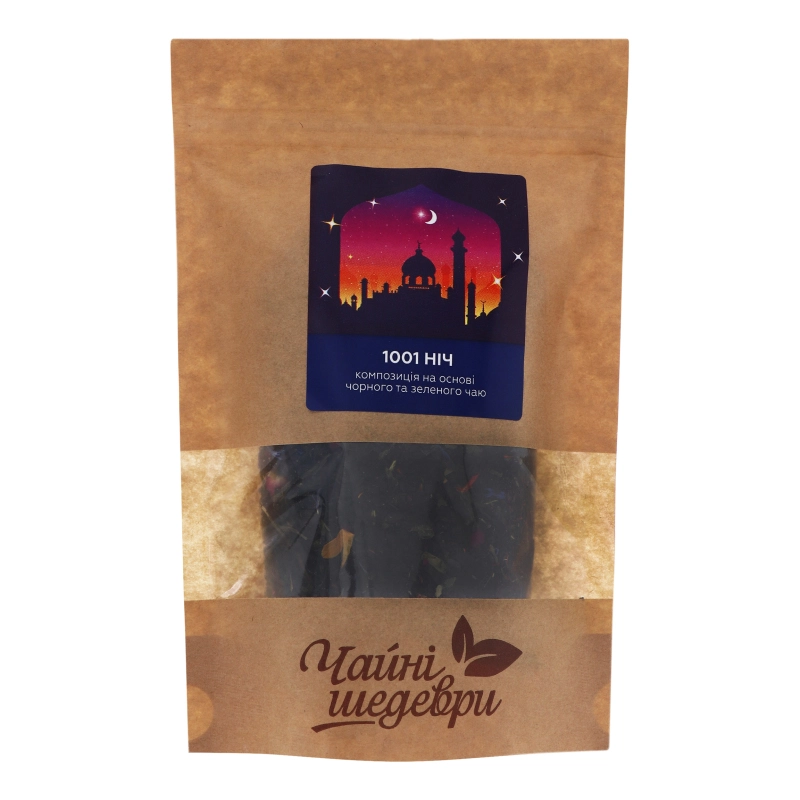 Композиція на основі чорного та зеленого чаю 1001 ніч Чайні шедеври д/п 60г
