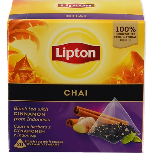 Чай Lipton 20п чорний chai