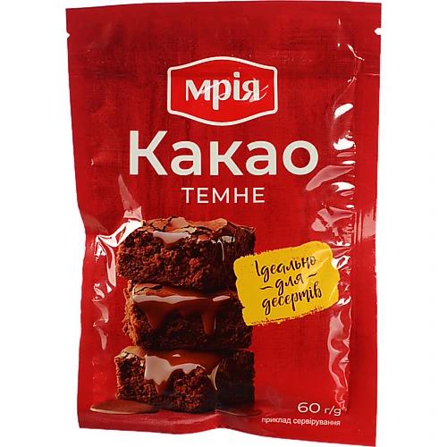 Какао-порошок Мрія 60г 22%