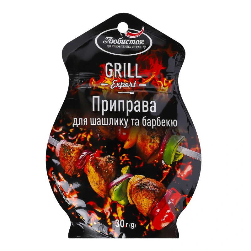 Приправа для шашлику та барбекю Grill Expert Любисток д/п 30г