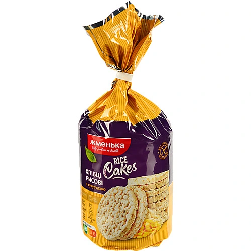 Хлібці ТМ [Жменькаk рисово-кукурудзяні, 100 г