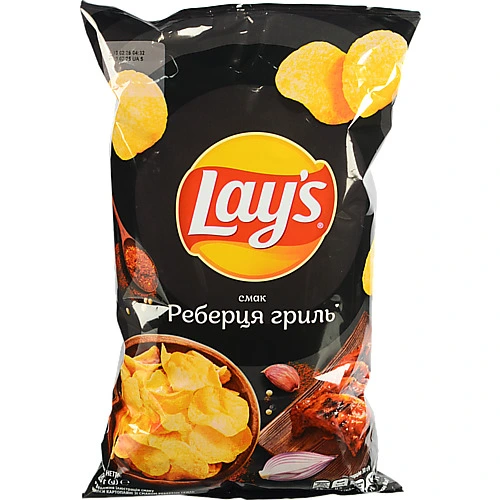 Чіпси Lay's Реберця гриль 120г