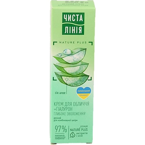 Крем д.обличчя Чиста лінія 42мл зволожуючій денний д.н.шкірі