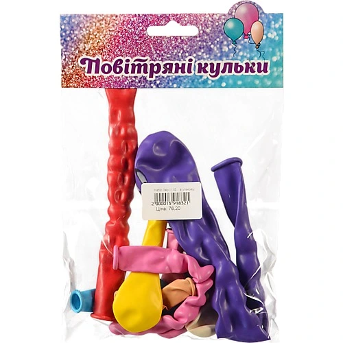 Повiтрянi кульки 10шт звірі