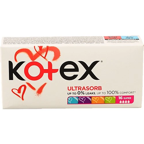 Тампони Котекс супер 16шт
