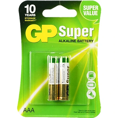 Батарейки AAA LR03 GP (2 штуки)