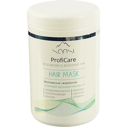 Маска д.волосся Sansi 1000мл profi care зволоження живлення