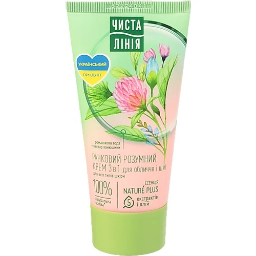 Крем д.обличчя Чиста лінія 50мл 3в1 ранковий