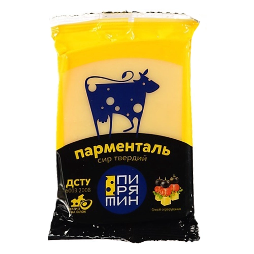 Сир 40% твердий Парменталь Пирятин м/у 160г