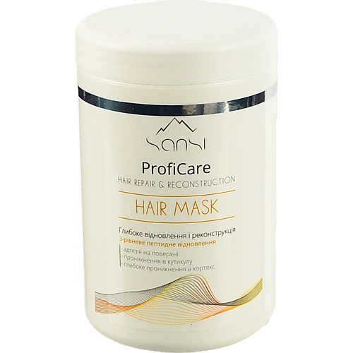 Маска д.волосся Sansi 1000мл profi care вiдновлення реконструкцiя