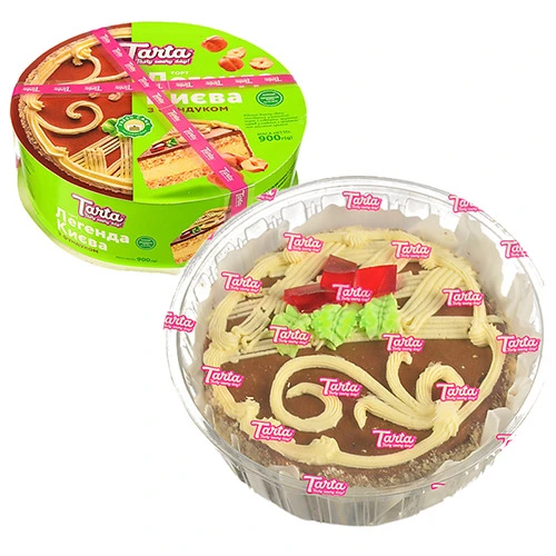Торт повітряно-арахісовий Легенда Києва Tarta к/у 450г