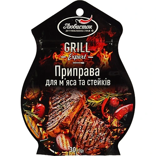 Приправа для м'яса та стейків Grill Expert Любисток 30г