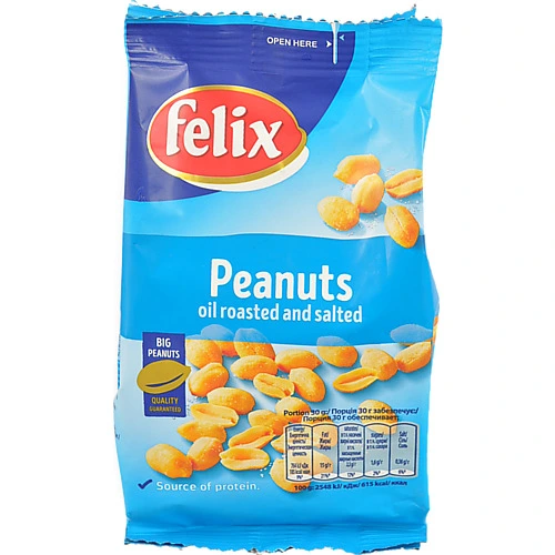 Арахіс смажений солоний Felix м/у 200г