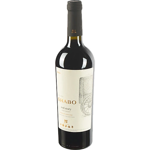 Вино Shabo Red story 0.75л напівсолодке червоне